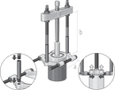 Separator and puller set 1.38/0+1.38/AV+1.40/0 (GEDORE 1.41/0) (8109750)