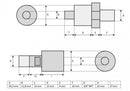 Einfachwirkende Hydraulikpumpe, man. Ventil (3kW/380V/35L) (B-630M-380-4HP-35L)
