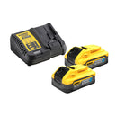18V/5x2Ah Akku-Schlagbohrschrauber, Ladegerät TSTAK-Box(DeWALT DCD805H2T-QW)