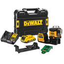 Multilinienlaser 18V, 3x360°, 2Ah XR-Akku, Lader im Koffer (DeWALT DCE089D1G18-QW)