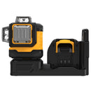 3x360° multi-line laser green, compatible 12V-18V battery (DeWALT DCE089NG18-XJ)