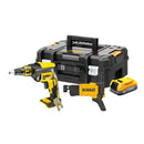 18V/1.7Ah cordless drywall screwdriver, belt screwdriver (DeWALT DCF620E1K-XJ)