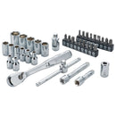 Tools - 37-piece set of heads with ratchets 1/4" (DeWALT DWMT19238-1)