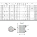 Doppeltwirkender Hydraulikzylinder (50 Ton, 300 mm) (YG-50300S)