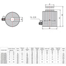 Single Acting Hollow Piston Cylinders, Hollow Cylinders (20 Ton, 50mm) (YG-2050K)