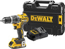 18V/2x2Ah Akku-Schlagbohrschrauber, Ladegerät TSTAK-Box(DeWALT DCD796D2-QW B-WARE)