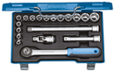 Socket set 1/2" 19 pieces 6-point 8-24mm (GEDORE 19 JMU-3) (2682842)