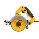 Wet + dry tile saw 110mm, 1300W incl. accessories (DeWALT DWC410-QS)