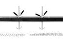 Motor bridge fender traverse 1500 mm, up to 500 kg (ESB1500)