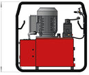 Pompe à commande électrique (700Bar, 10L, 220V) (HI-FORCE HEP207112)