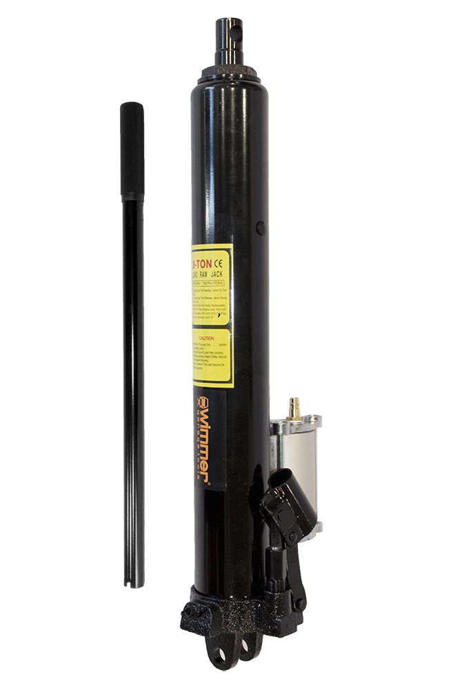 8T Hydraulikzylinder, Antrieb mit Pumpstange oder Pneumatikmotor (LRJ8 –  EZ-Tools GmbH