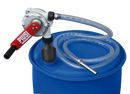 Hand crank pump for urea (AUS 32, AdBlue) made of stainless steel, with intake pipe and 2.5 m filling hose (ZUWA P332A90)