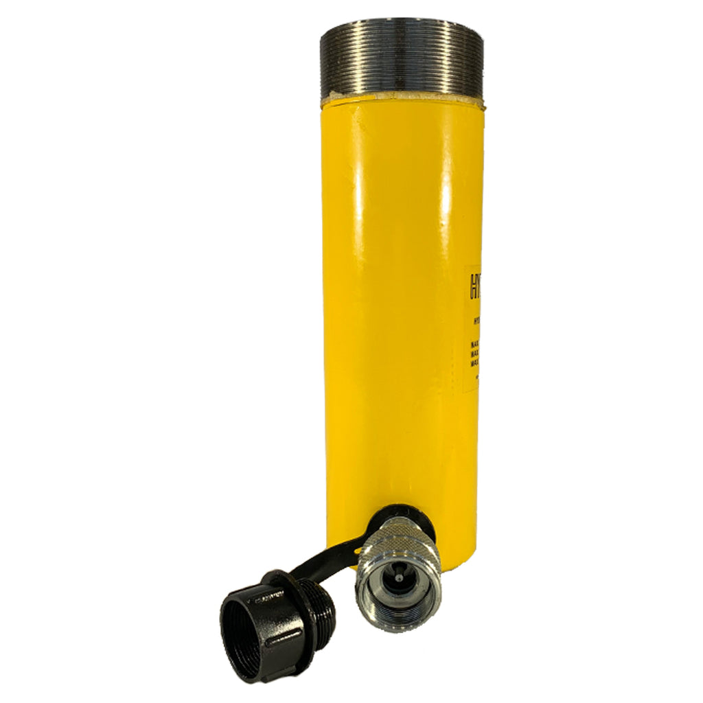 HYDRAFORE YG-30150CT Einzelwirkender Hydraulikzylinder Mit Kragengewinde – 30T, 150mm Hub, Für Montage & Hebezeuge