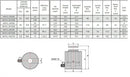 Collar Threaded Hollow Cylinder (30 Ton, 100mm) (YG-30100KCT)