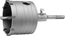 YATO HM-Bohrkrone Lochsäge Dosenbohrer D:Ø80mm, d:Ø8mm, SDS Plus YT-4403)