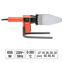 Kunststoff Muffen Schweißgerät 850Watt PE-Rohr Ø16-63mm (YATO YT-82250)