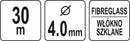 Kabeleinziehgerät, Fieber-Glas 4mm, 30m (YATO YT-25015)