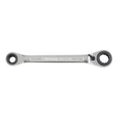 Würth Doppelring- Ratschenschlüssel 4 in 1 Metrisch 10 x19 + 13 x17mm 12kant (0714257017)