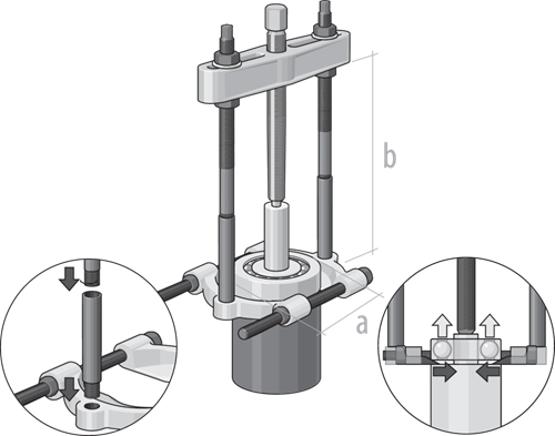 Jeu séparateur et extracteur 1,38/0+1,38/AV+1,40/0 (GEDORE 1,41/0) (8109750) 