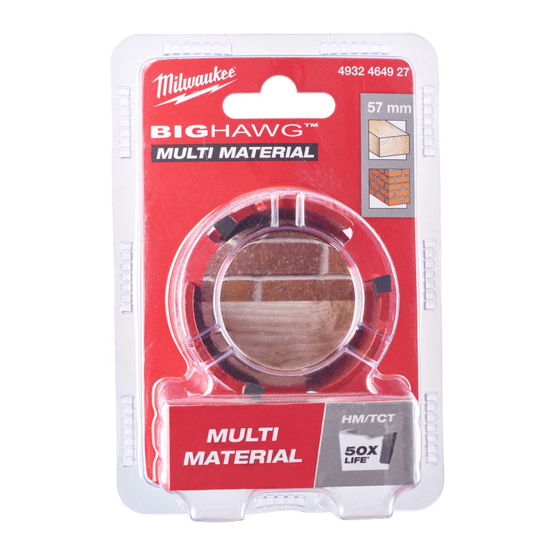 BIG HAWG™ Multimaterial-Lochsägen 57 mm (Milwaukee 4932464927)