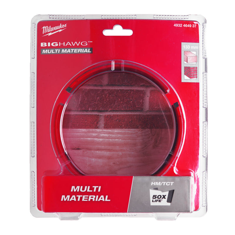 BIG HAWG™ Multimaterial-Lochsägen 133 mm (Milwaukee 4932464937)