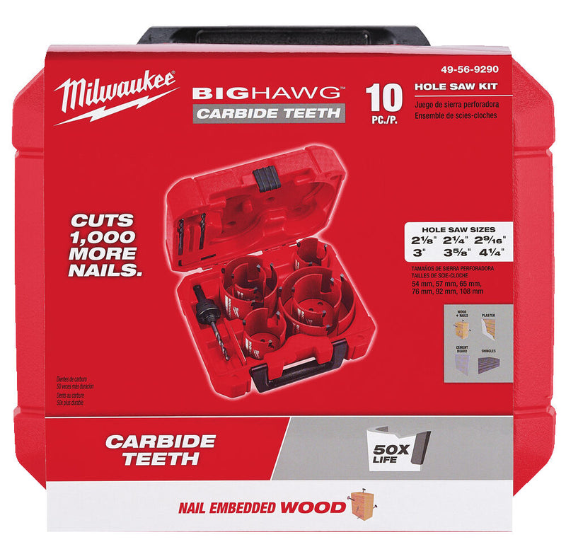 BIG HAWG™ Multimaterial-Lochsägen Set - 10-teilig (Milwaukee 4932464939)