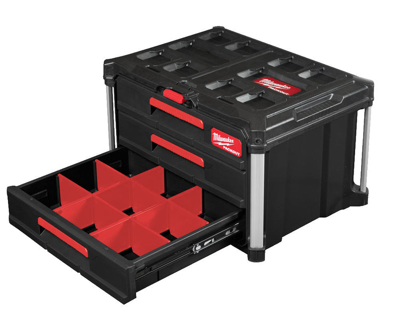 PACKOUT™ Koffer mit 3 Schubladen (Milwaukee 4932472130)