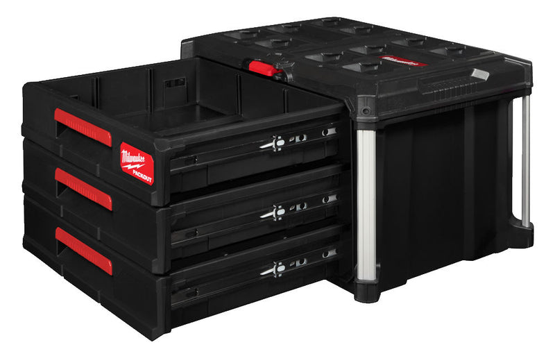 PACKOUT™ Koffer mit 3 Schubladen (Milwaukee 4932472130)