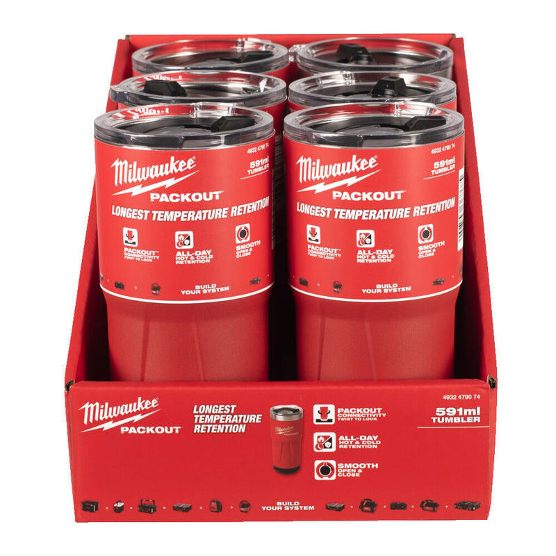 PACKOUT™ Isolierbecher rot 591 ml (Milwaukee 4932479074)