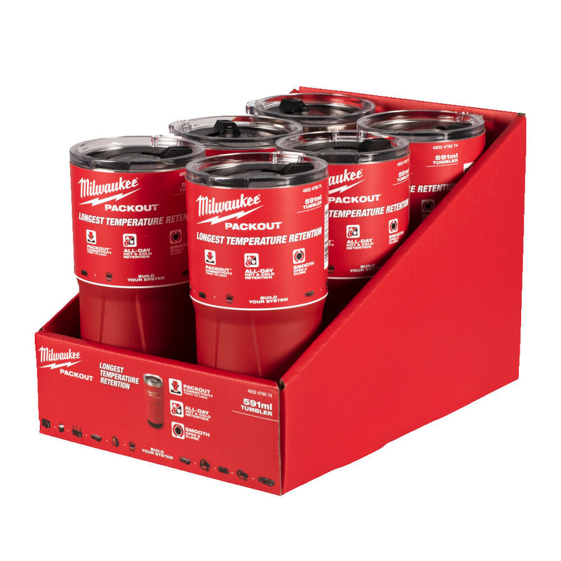 PACKOUT™ Isolierbecher rot 591 ml (Milwaukee 4932479074)