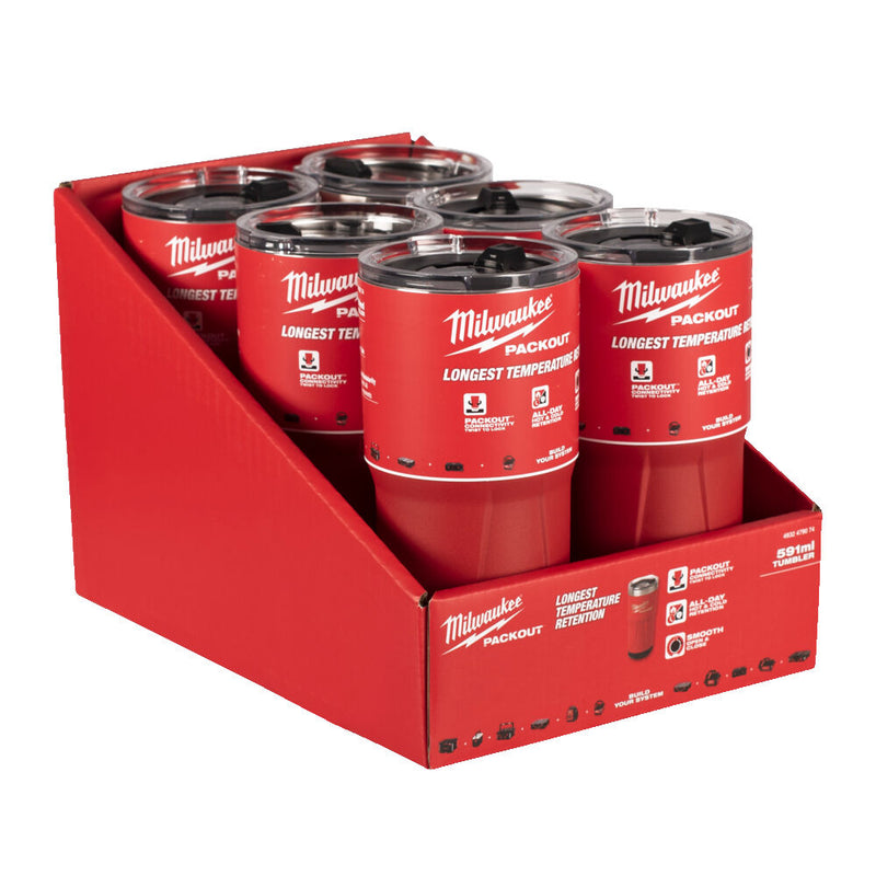 PACKOUT™ Isolierbecher rot 887 ml (Milwaukee 4932479075)