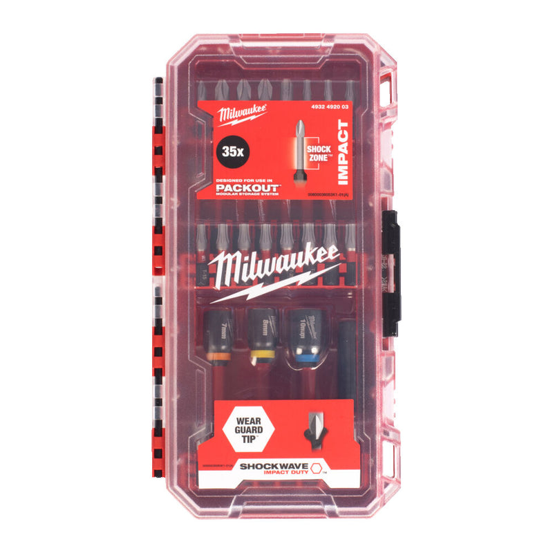 SHOCKWAVE™ Impact Duty™ bit set 35 Stk (Milwaukee 4932492003)