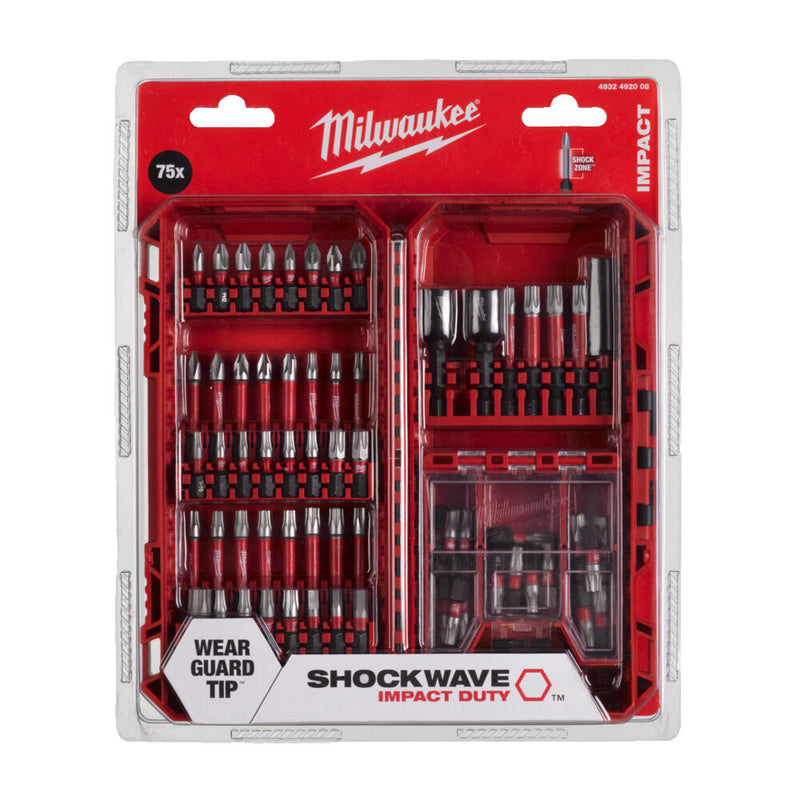 SHOCKWAVE™ Impact Duty™ bit set 75 Stk (Milwaukee 4932492008)