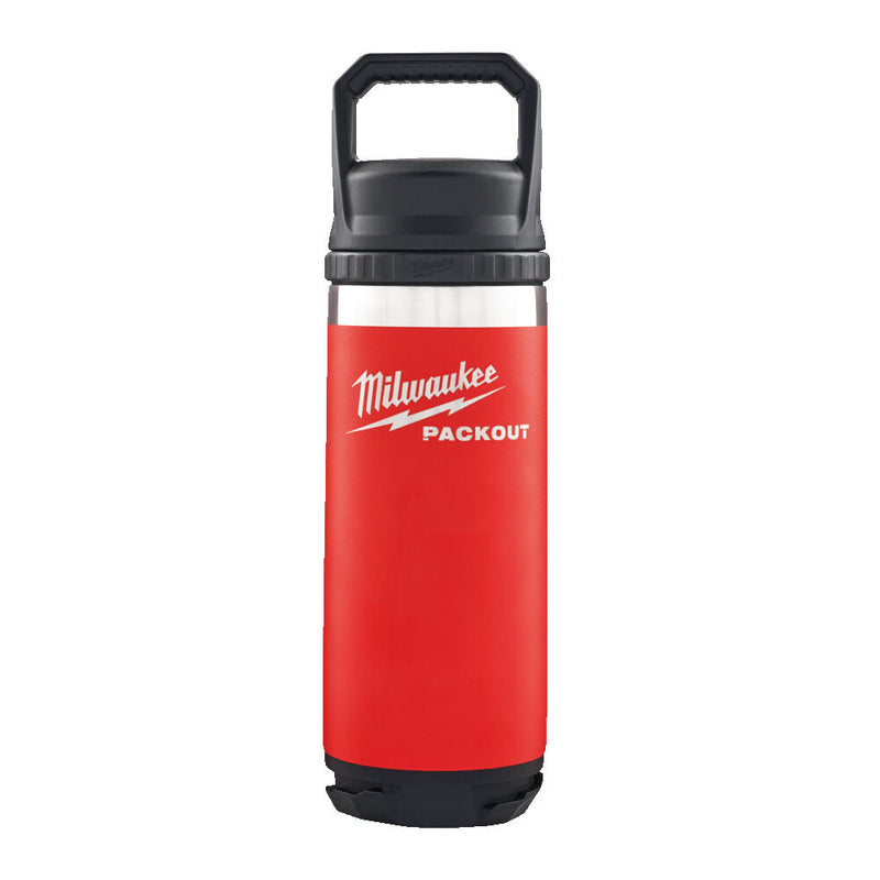 PACKOUT™ Isolierflasche rot 532 ml mit Schraubdeckel (Milwaukee 4932493991)