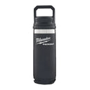 PACKOUT™ Isolierflasche schwarz 532 ml mit Schraubdeckel (Milwaukee 4932493992)