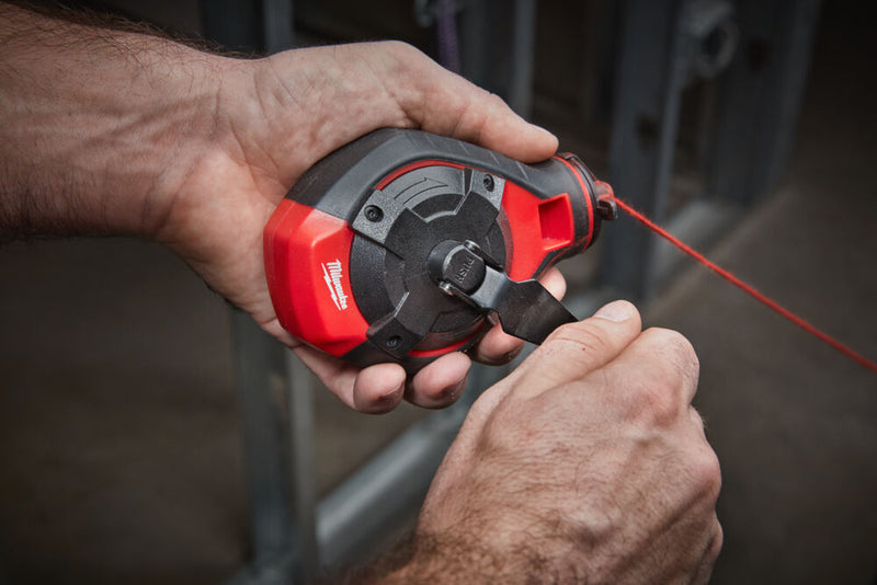 Schlagschnur mit breiter Linie - rot (Milwaukee 4932498391)