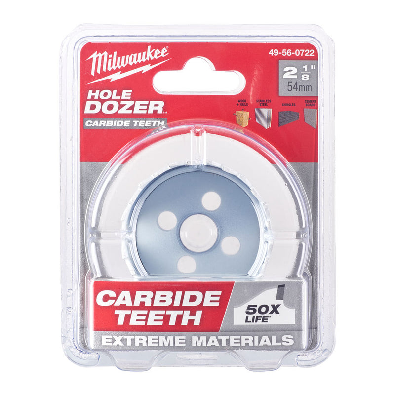HOLE DOZER™ Lochsägen mit HM-Zähnen 54 mm (Milwaukee 49560722)