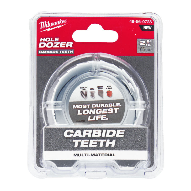 HOLE DOZER™ Lochsägen mit HM-Zähnen 65 mm (Milwaukee 49560728)