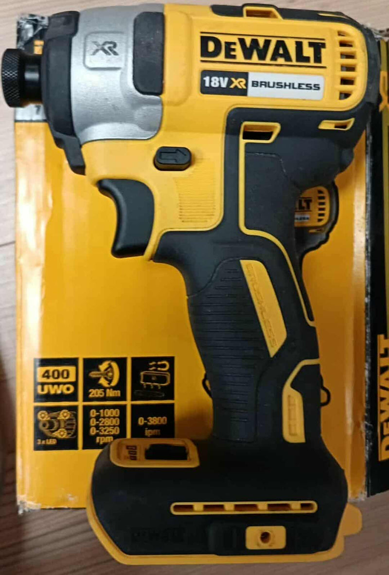 Clé à chocs sans fil 18V, douille hexagonale 1/4" solo (DeWALT DCF887N-XJ) B-STOCK