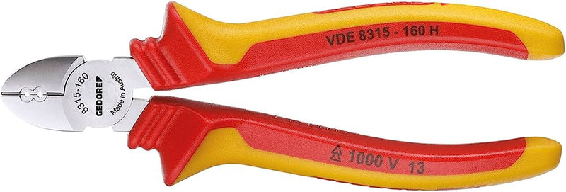 VDE Stripping side cutters 160mm (GEDORE VDE 8315-160 H) (1742582)