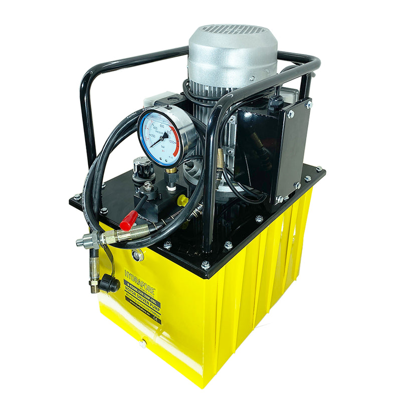Pompe hydraulique simple effet avec homme. Vanne (1,5 kW/220 V/35 L) (B-630M-220-2HP-35L)