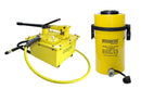Hohlzylinder (60Ton, 100mm) mit Hydraulische Handpumpe (B-7000+YG-60100K)