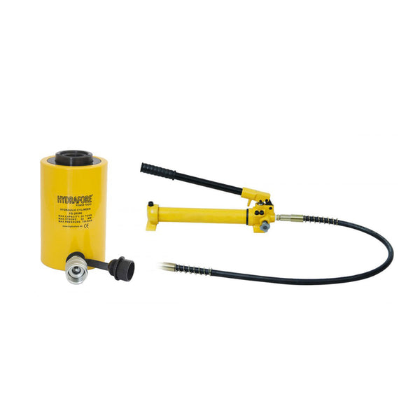 Hohlzylinder (30Ton-50mm), Hyd. Handpumpe (700bar, 700cm3) (B-700+YG-3 – EZ-Tools GmbH