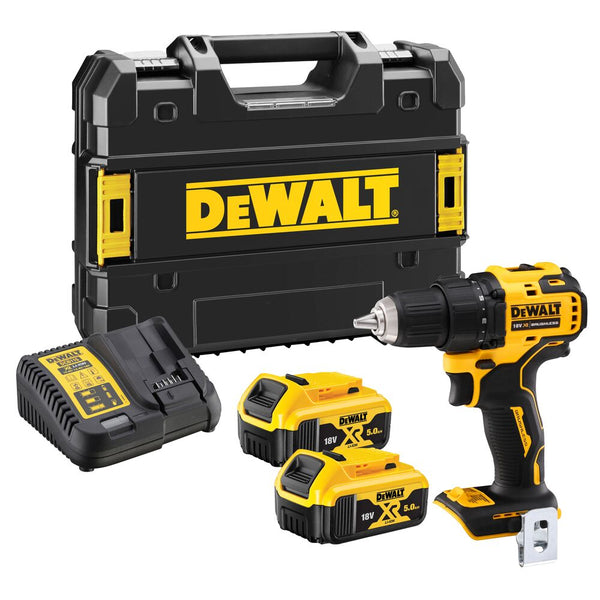 18V/2x5Ah Akku-Schlagbohrschrauber 65Nm/340W (DeWALT DCD708P2T-QW)