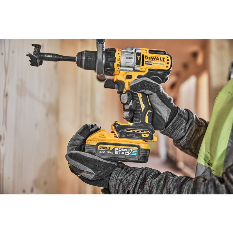 Perceuse à percussion sans fil 18V/5Ah 1,5-13mm (DeWALT DCD999H2T-QW)