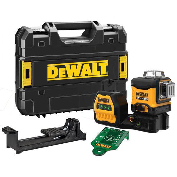 Laser vert multiligne 3x360, compatible batteries 12V-18V (DeWALT DCE089NG18-XJ)