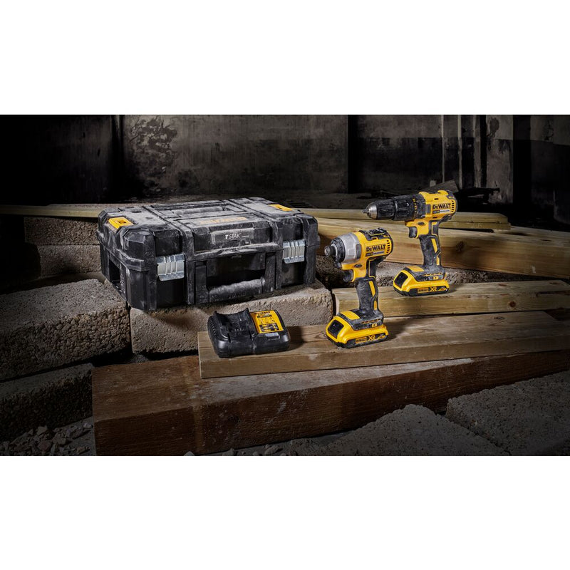 18V/2x2Ah Akku-Kombopack, DCD777+DCF787 T-STAK (DeWALT DCK2059D2T-QW)