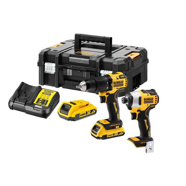 18V/2Ah Akku-Kombopack (2-tlg.) DCD 709+DCF 809 TSTAK (DeWALT DCK2062M2T-QW)