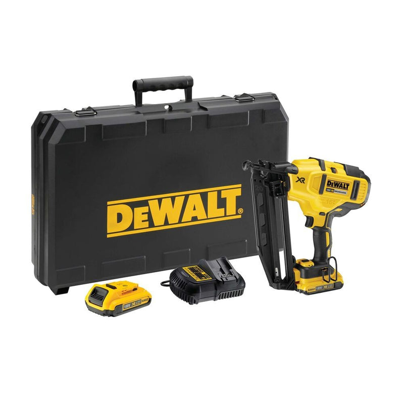 18V/2x2Ah XR Akku-Nagel- & Klammergeräte, Stiftnagler (DeWALT DCN660D2-QW)