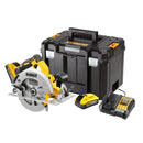 Kreissäge XR 18 V (2 x 5,0 Ah) aus TSTAK (Dewalt DCS570H2T-QW)